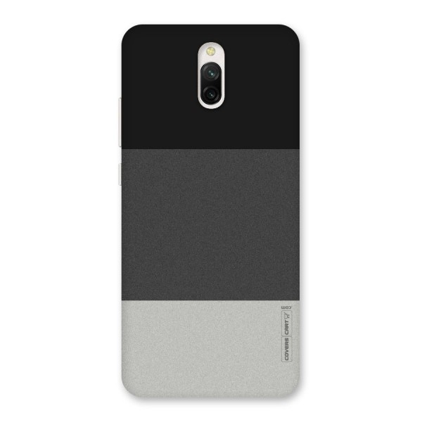 Pastel Black and Grey Back Case for Redmi 8A Dual