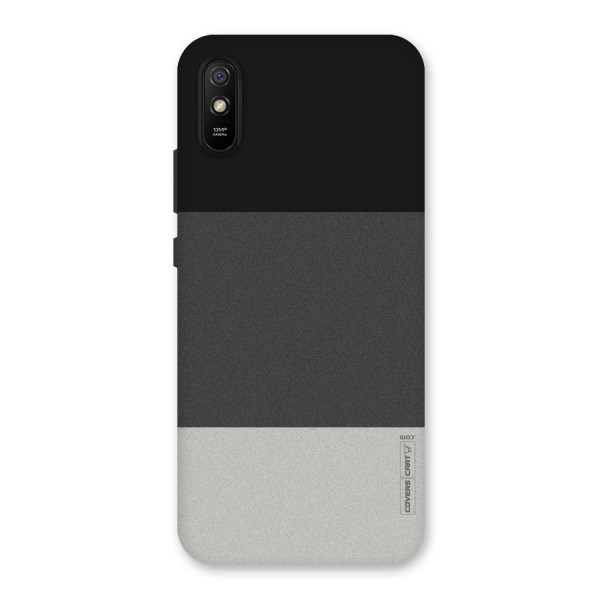 Pastel Black and Grey Back Case for Redmi 9A