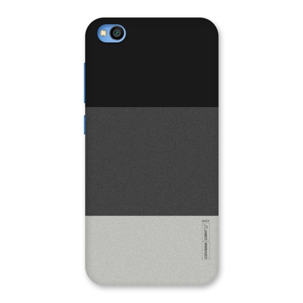 Pastel Black and Grey Back Case for Redmi Go