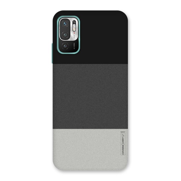 Pastel Black and Grey Back Case for Redmi Note 10T 5G
