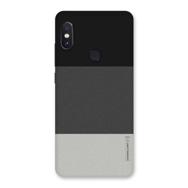 Pastel Black and Grey Back Case for Redmi Note 5 Pro