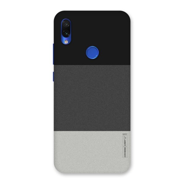 Pastel Black and Grey Back Case for Redmi Note 7S