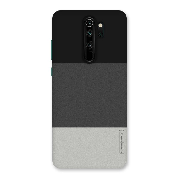 Pastel Black and Grey Back Case for Redmi Note 8 Pro