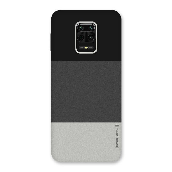 Pastel Black and Grey Back Case for Redmi Note 9 Pro Max
