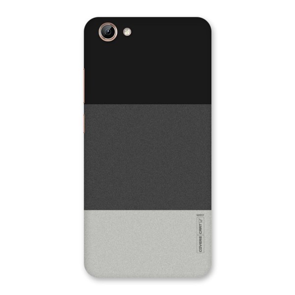 Pastel Black and Grey Back Case for Vivo Y71