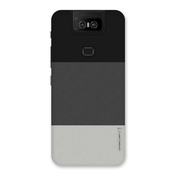 Pastel Black and Grey Back Case for Zenfone 6z