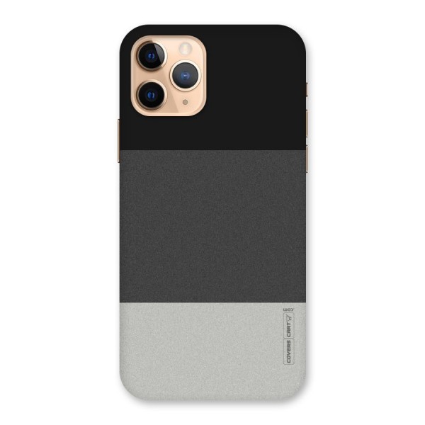 Pastel Black and Grey Back Case for iPhone 11 Pro