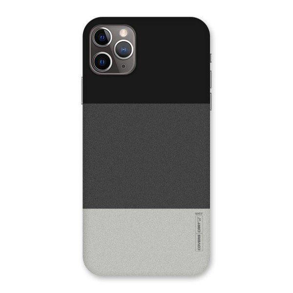 Pastel Black and Grey Back Case for iPhone 11 Pro Max