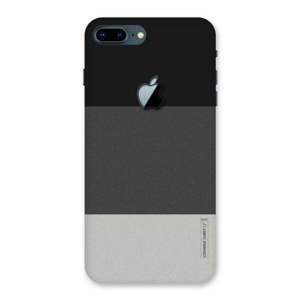 Pastel Black and Grey Back Case for iPhone 7 Plus Apple Cut