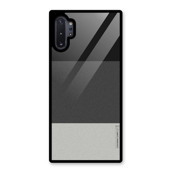 Pastel Black and Grey Glass Back Case for Galaxy Note 10 Plus
