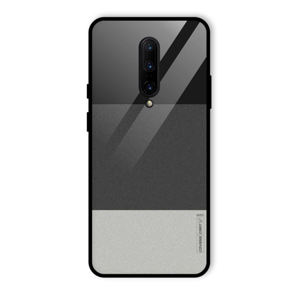 Pastel Black and Grey Glass Back Case for OnePlus 7 Pro