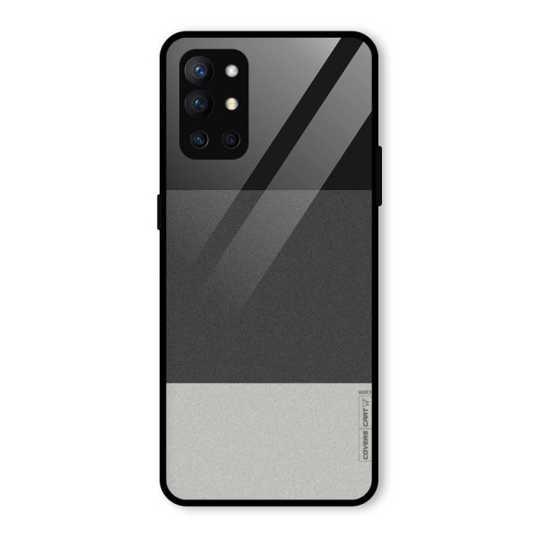 Pastel Black and Grey Glass Back Case for OnePlus 9R