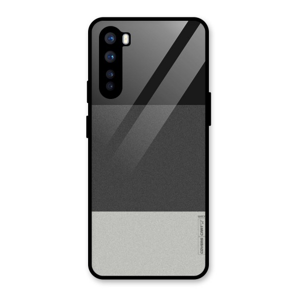 Pastel Black and Grey Glass Back Case for OnePlus Nord
