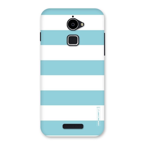 Pastel Blue White Stripes Back Case for Coolpad Note 3 Lite