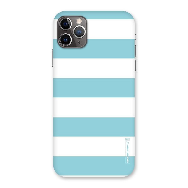 Pastel Blue White Stripes Back Case for iPhone 11 Pro Max
