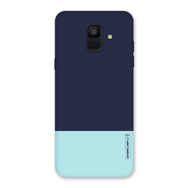 Pastel Blues Back Case for Galaxy A6 (2018)