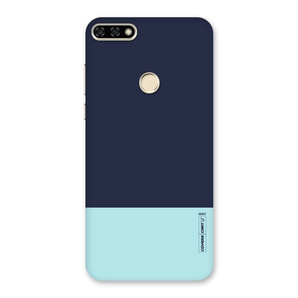 Pastel Blues Back Case for Honor 7A