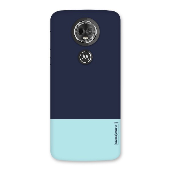 Pastel Blues Back Case for Moto E5 Plus