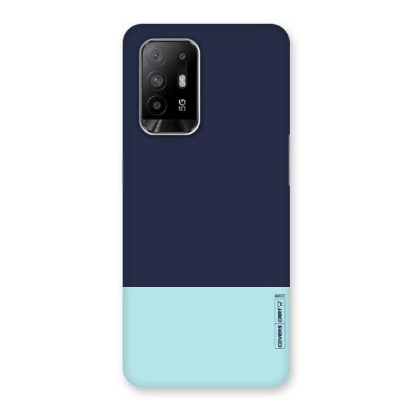 Pastel Blues Back Case for Oppo F19 Pro Plus 5G