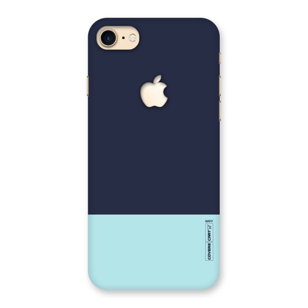 Pastel Blues Back Case for iPhone 7 Apple Cut