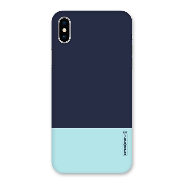 Pastel Blues Back Case for iPhone XS