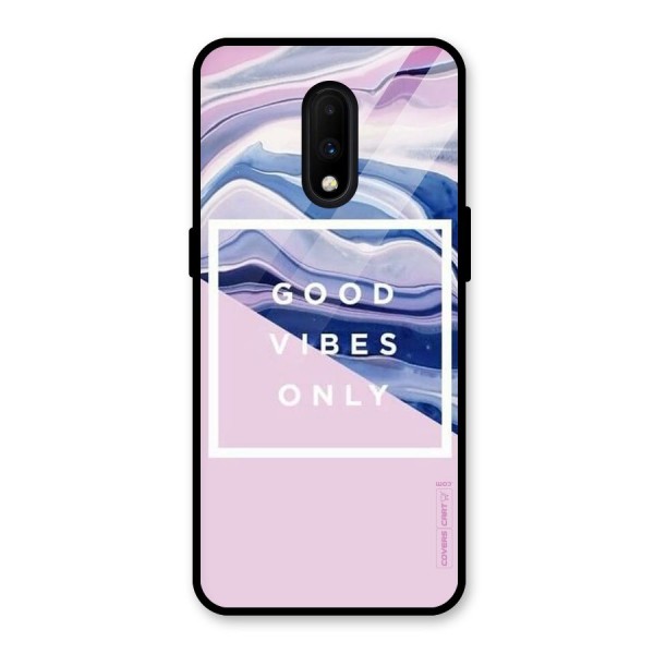 Pastel Color Vibes Glass Back Case for OnePlus 7