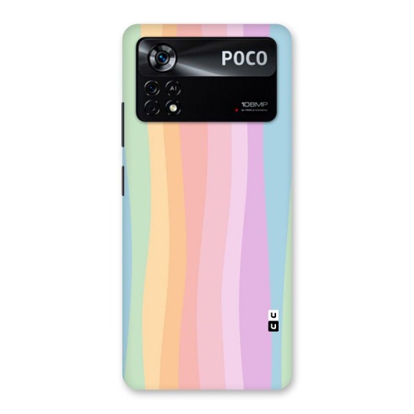 Pastel Curves Back Case for Poco X4 Pro 5G