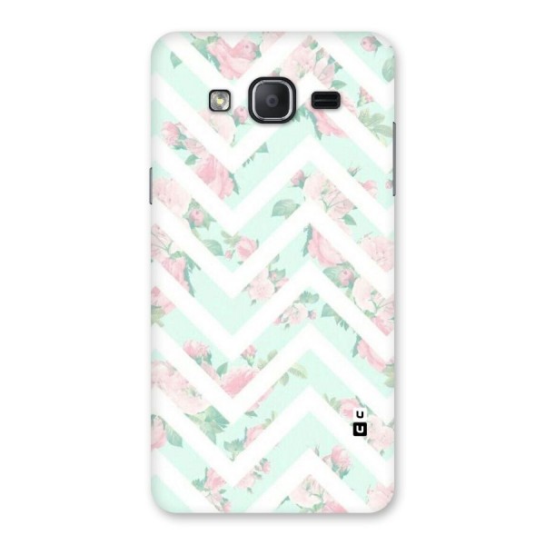 Pastel Floral Zig Zag Back Case for Galaxy On7 Pro