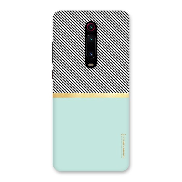 Pastel Green Base Stripes Back Case for Redmi K20 Pro