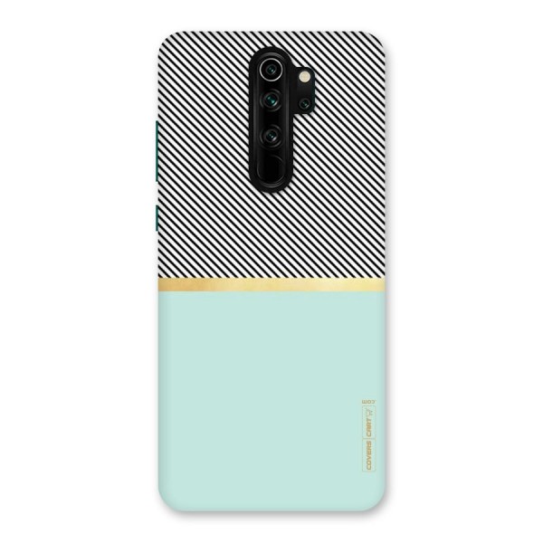 Pastel Green Base Stripes Back Case for Redmi Note 8 Pro
