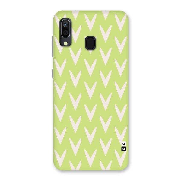 Pastel Green Grass Back Case for Galaxy A30