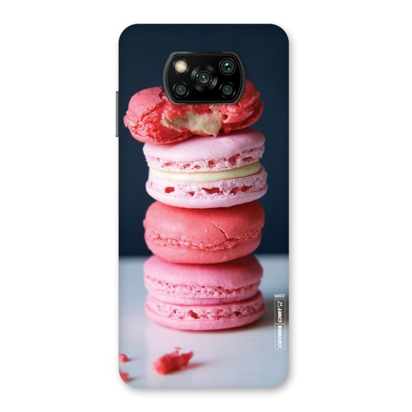 Pastel Macroons Back Case for Poco X3