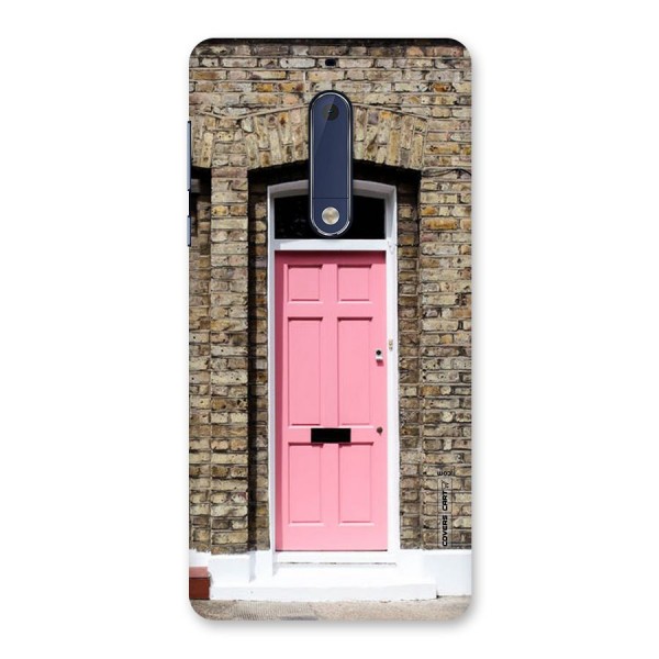 Pastel Pink Door Back Case for Nokia 5