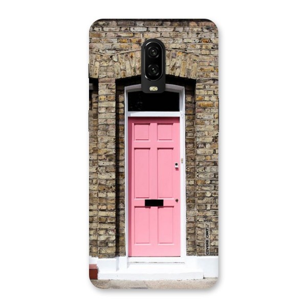 Pastel Pink Door Back Case for OnePlus 6T