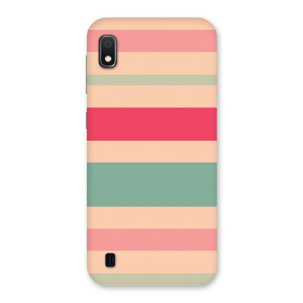 Pastel Stripes Vintage Back Case for Galaxy A10