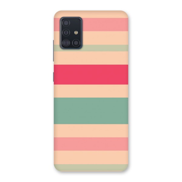Pastel Stripes Vintage Back Case for Galaxy A51