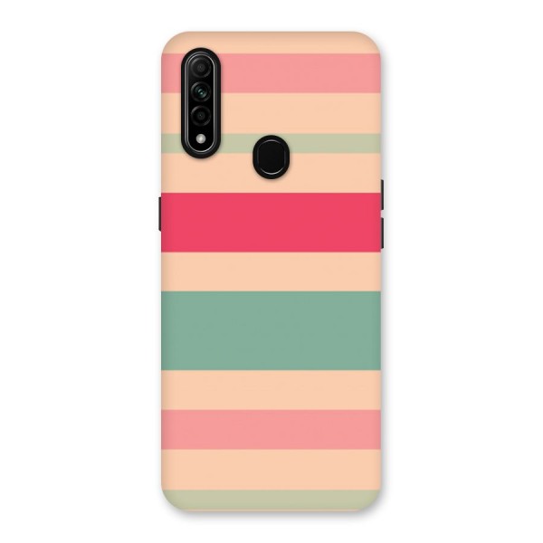 Pastel Stripes Vintage Back Case for Oppo A31