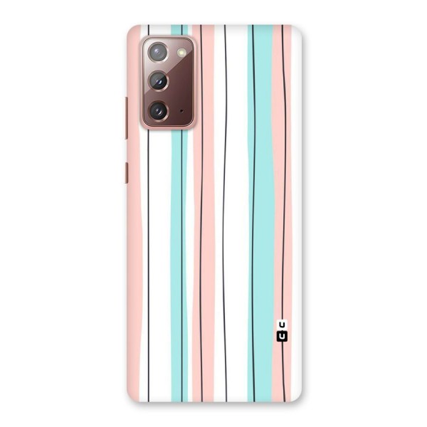 Pastel Tri Stripes Back Case for Galaxy Note 20