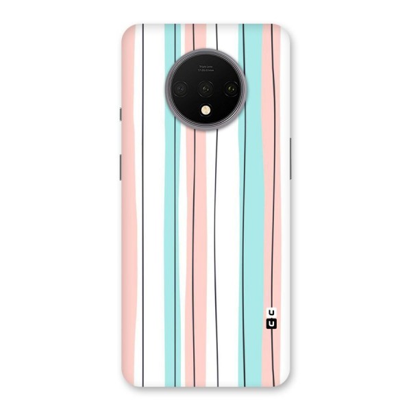 Pastel Tri Stripes Back Case for OnePlus 7T