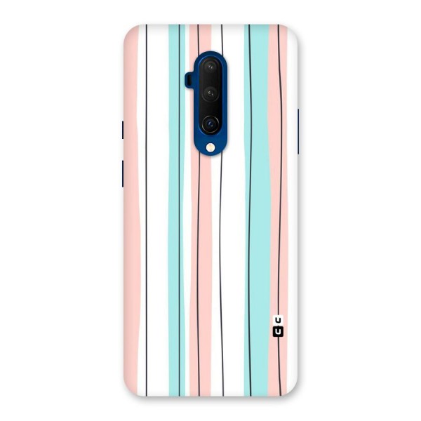 Pastel Tri Stripes Back Case for OnePlus 7T Pro