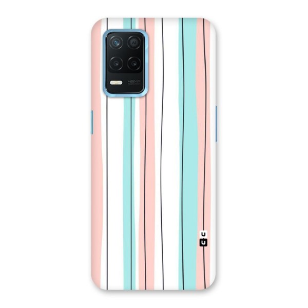 Pastel Tri Stripes Back Case for Realme 8s 5G