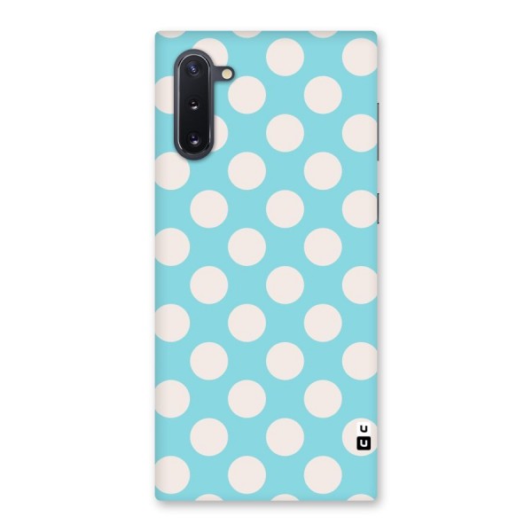 Pastel White Polka Dots Back Case for Galaxy Note 10