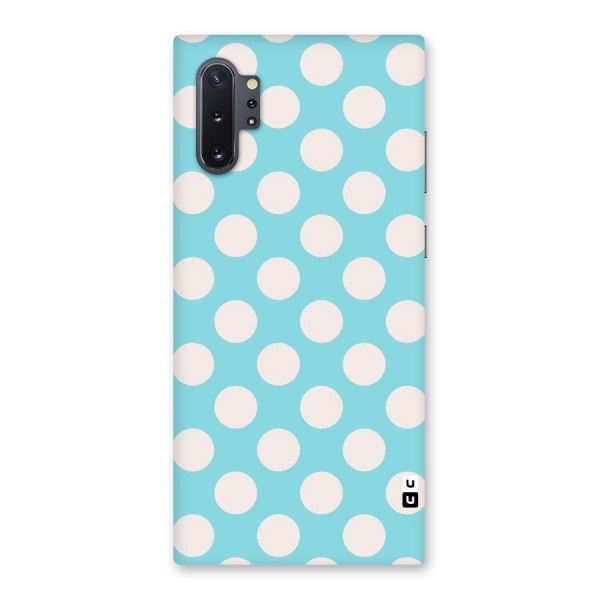 Pastel White Polka Dots Back Case for Galaxy Note 10 Plus