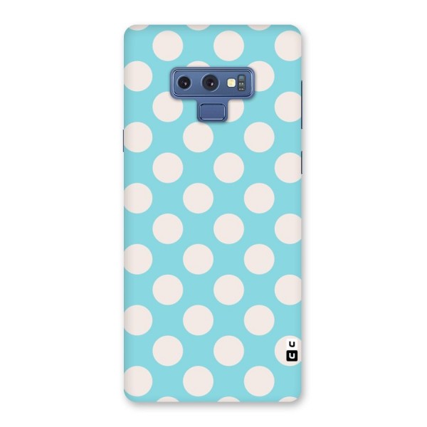Pastel White Polka Dots Back Case for Galaxy Note 9