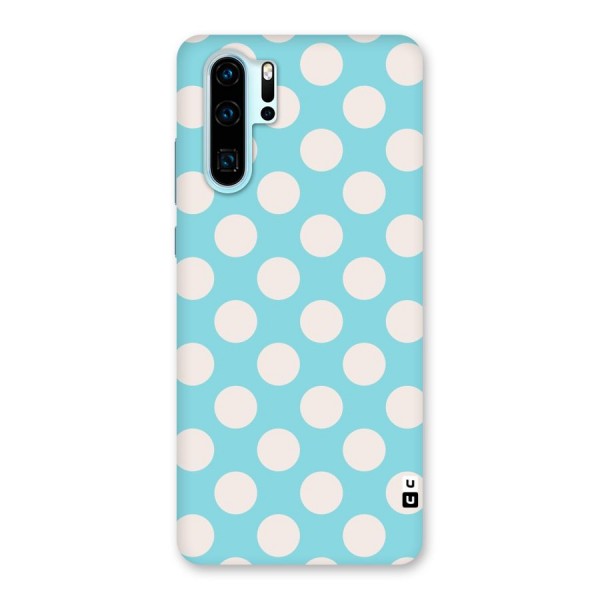 Pastel White Polka Dots Back Case for Huawei P30 Pro