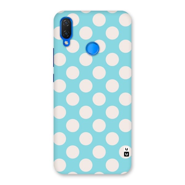 Pastel White Polka Dots Back Case for Huawei P Smart+