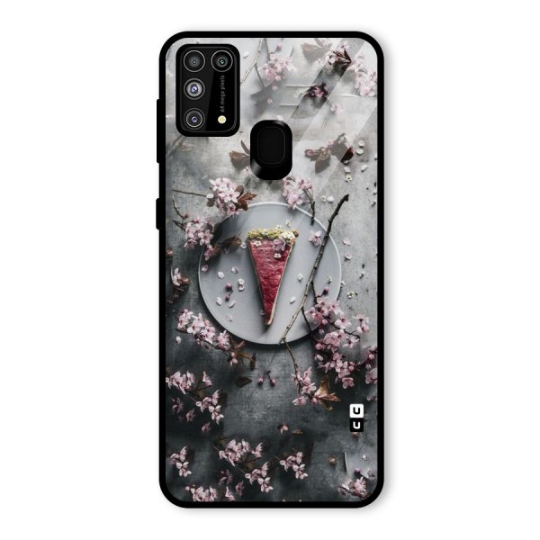 Pastry Florals Glass Back Case for Galaxy M31