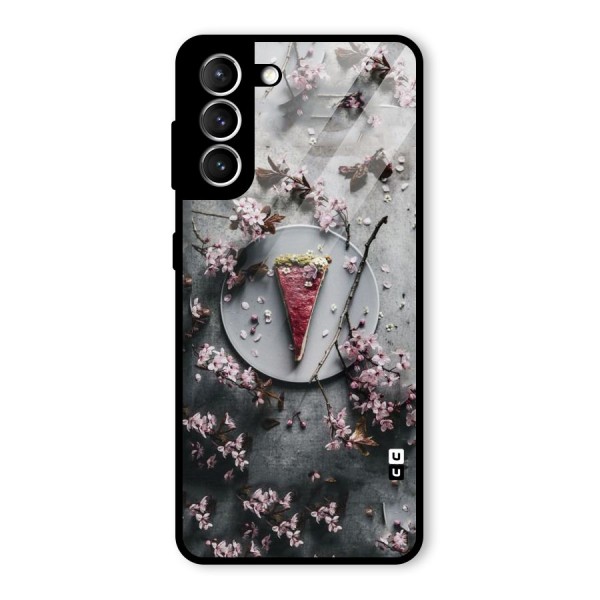 Pastry Florals Glass Back Case for Galaxy S21 5G