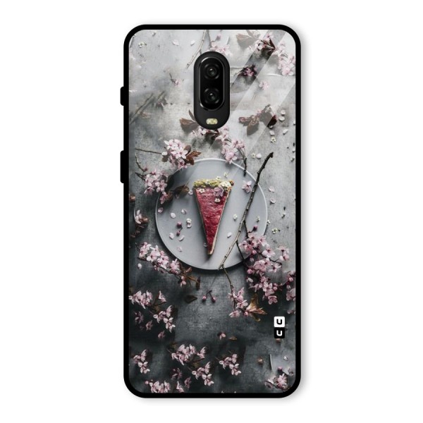 Pastry Florals Glass Back Case for OnePlus 6T