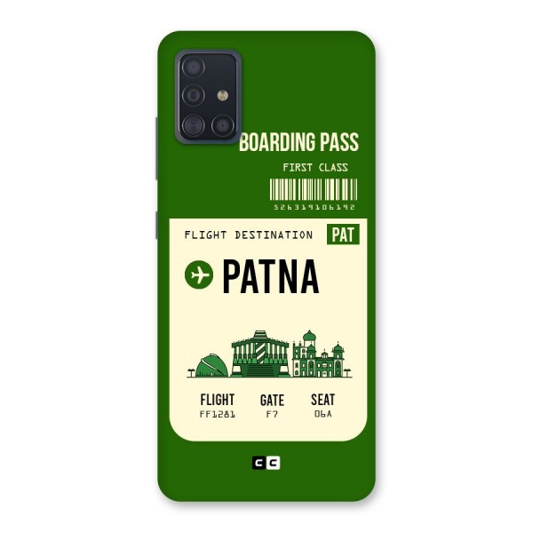 Patna Boarding Pass Back Case for Galaxy A51